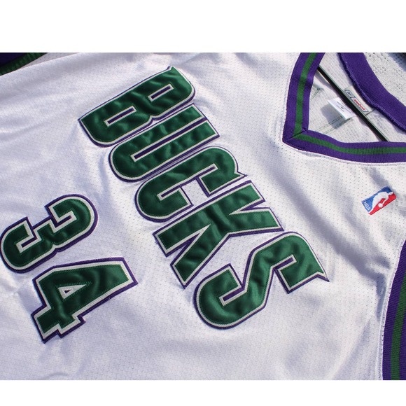 Authentic Reebok Ray Allen Milwaukee Bucks Jersey Size 56 XXXL - Picture 2 of 9